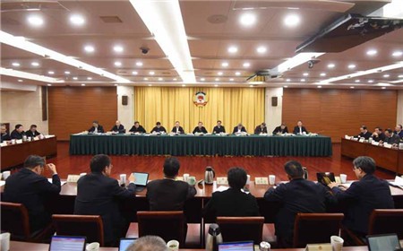 省政协党组传达学习中央经济工作会议精神 廉毅敏主持