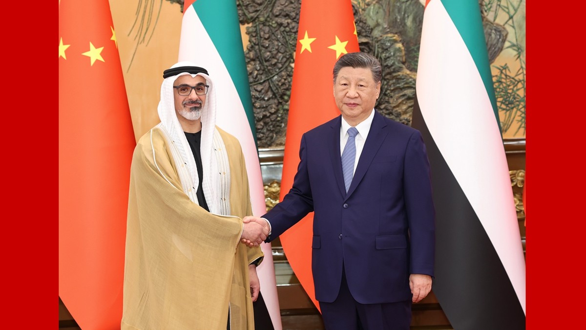 习近平会见阿联酋阿布扎比王储哈立德