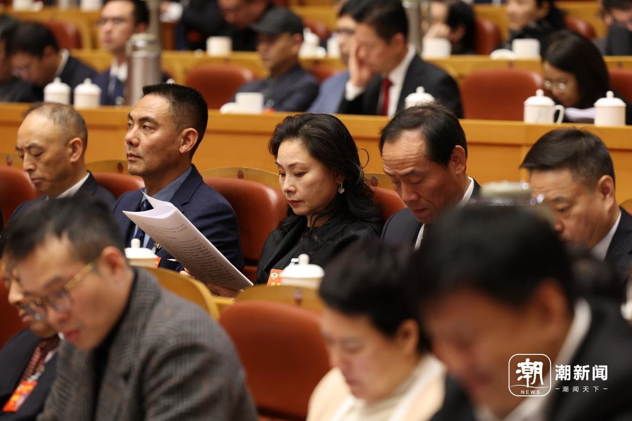 省政协委员认真听会
